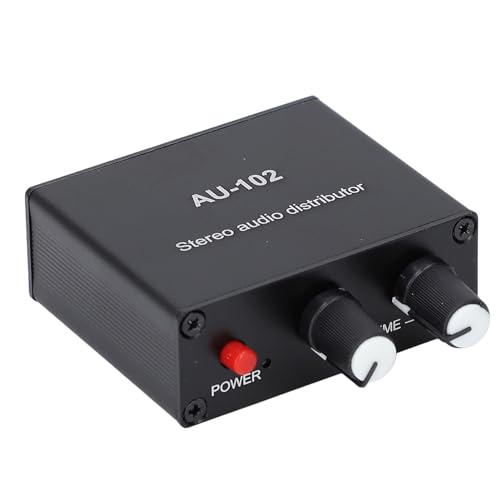 Mini amplificador con entrada y salida de 3,5 mm para distribuidor de sonido activo