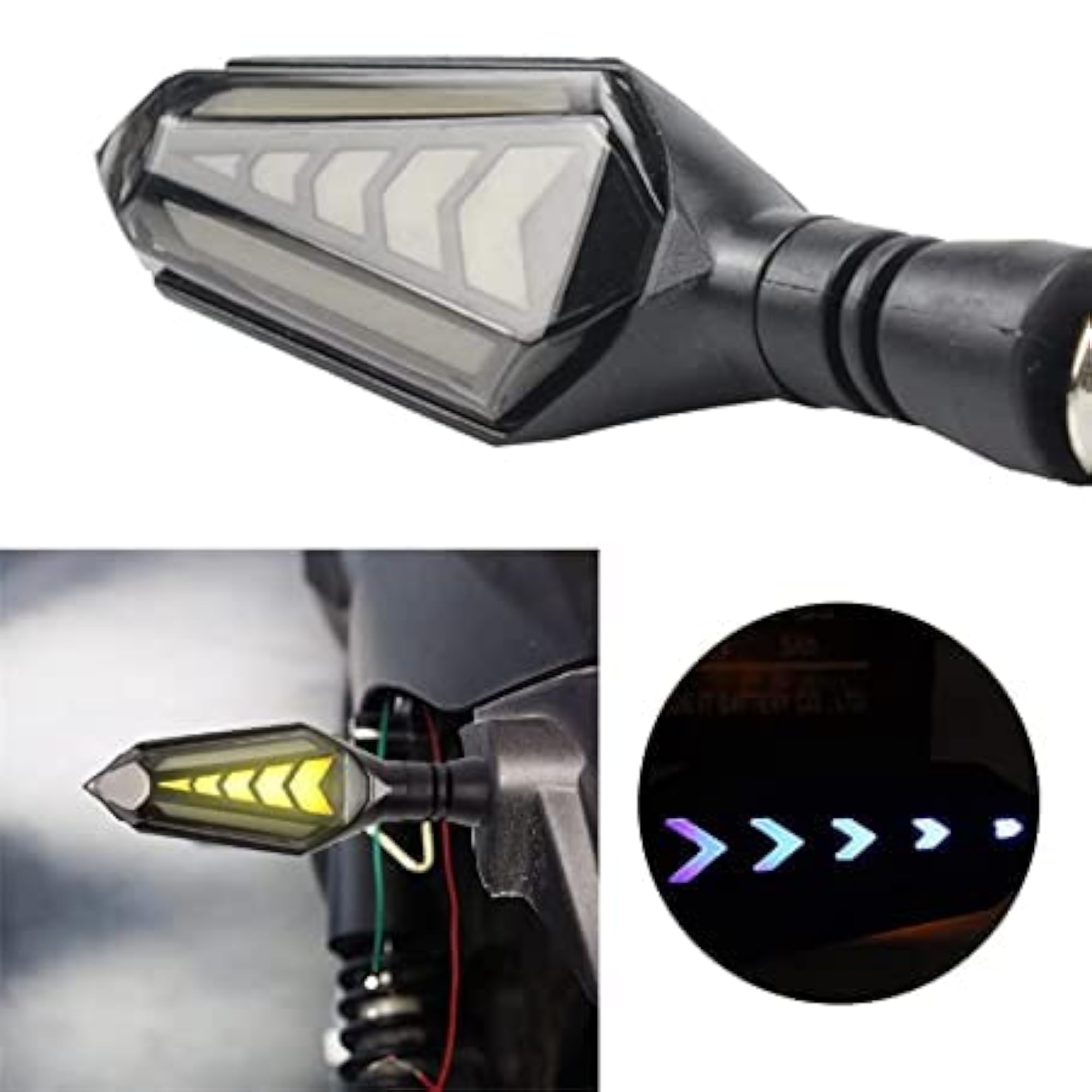 Waterproof Arrow Running Blinker LED Indicators for Bikes