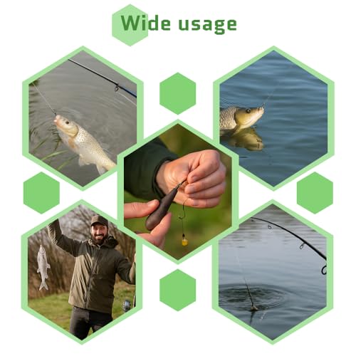 Plombs de pêche amovibles avec émerillons pour lancer long en étang - 4