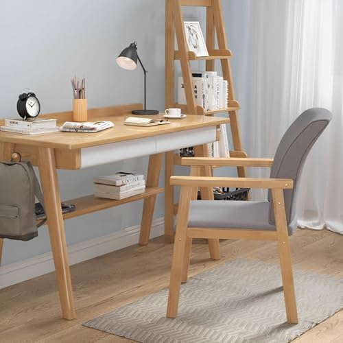 Chaise de salle à manger ergonomique avec dossier incurvé confortable