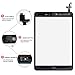 for iPad Mini 1 Touch Screen Replacement A1432 for iPad Mini 2 Digitizer Replacement A1490,A1489,A1491 Touch Screen with IC Chip,Home Button,Cameral Holder Repair Parts Kits White (Not Include LCD)