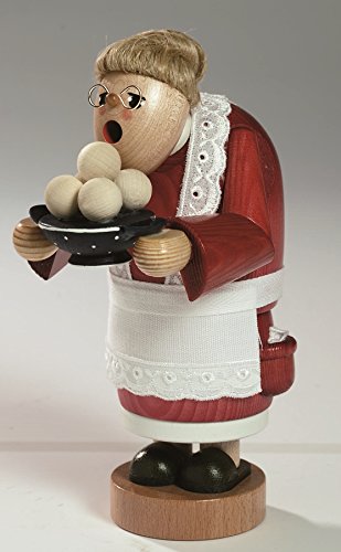 Figurine d'homme en bois sculpté de 17 cm aux détails faits main