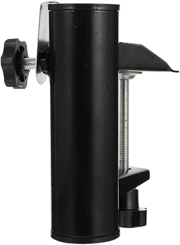 Miniatura 2 de YARNOW Paraguas de montaje para sombrilla al aire libre, mesas portátiles, cubierta portátil, abrazadera para sombrilla de playa, soporte para