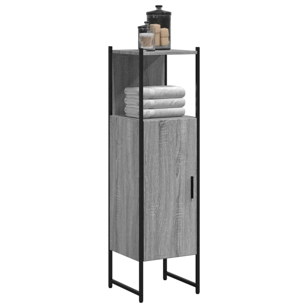 Armario de Baño con Estructura Robusta y Diseño Ahorrador de Espacio para Almacenamiento Amplio de Artículos de Tocador y Productos de Higiene Personal