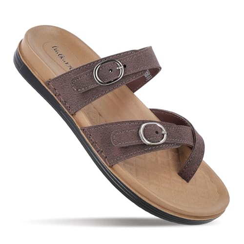 WALKAROO Comfort Sandal For Women's|CloudStep Double-Density PU Sole – Ultimate Comfort|Stylish Casual Wear|WE2501