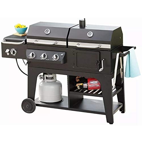 Churrasqueira Híbrida Gás, Carvão E Fogareiro Lateral Grande