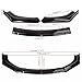TOPLISTING Front Bumper Lip Splitter Spoiler Diffuser Kit Fit for 2013 2014 2015 2016 2017 2018 Nissan Altima，Gloss Black