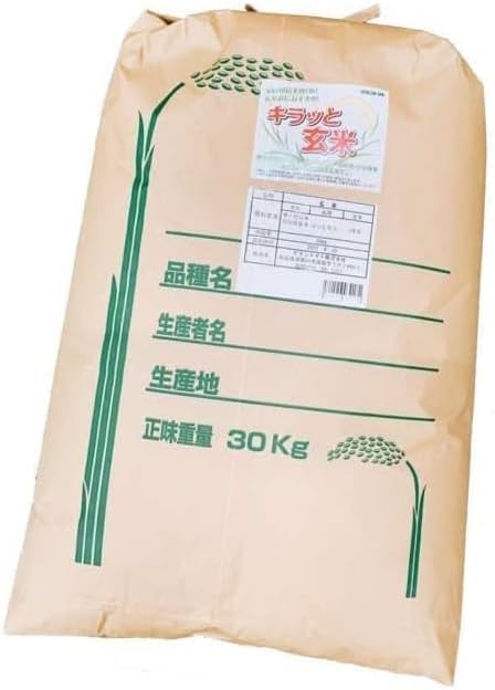 Amazon.co.jp: 【玄米】福島県会津産コシヒカリ 玄米30㎏ 令和6年産  