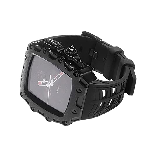 Kit de modification Apple Watch 45 mm en fibre de carbone pour le sport et le bureau