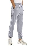 👍Herren Jogginghose aus leichter und atmungsaktiver Baumwolle Material, sehr angenehm zu tragen für JJogging, Fitness oder im Gym, Outdoor Sport und Alltag in der ganzen Jahreszeit.