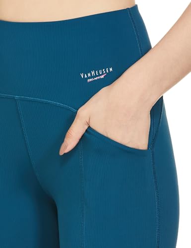 Image of Van Heusen Women's Stretch Fit High Rise Proactive Elite High Stretch Leggings - Moisture Wicking, Moderate Compression