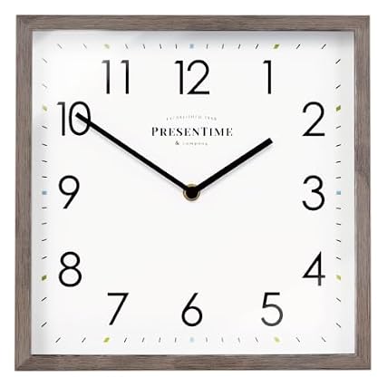 Presentime 11 Retro Square Clock product image