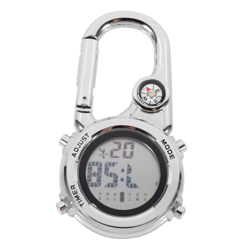 Reloj de bolsillo para escalada que evita roturas gracias a su mosquetón de acero