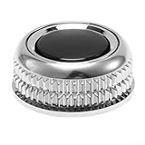 Materiale ABS ad alta resistenza: progettato in robusta plastica ABS, questo pomello offre durata e un aspetto attraente in argento e nero.