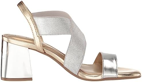 Anne Klein Women's RESSA Heeled Sandal, Gold, 7.5 | Image 5