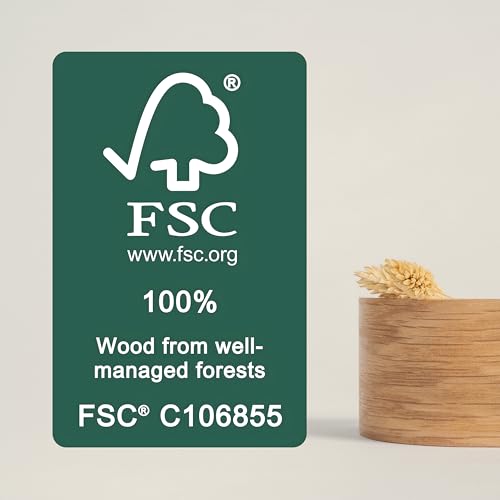 Kazai. Schlüsselbrett ’Fyndig’ | Minimalistisches Schlüsselhaken-Design aus Berlin | Moderner Schlüsselhalter mit Ablage aus Holz | Schlüsselregal als Flur Möbel für die Wand | Eiche