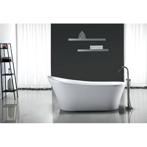 Miseno Mt7035Fso Miseno Mt7035Fso 70" Free Standing Slipper-Style Soaking Bathtub With Reversible Drain Location - Drain Assembly Included #TOP4
