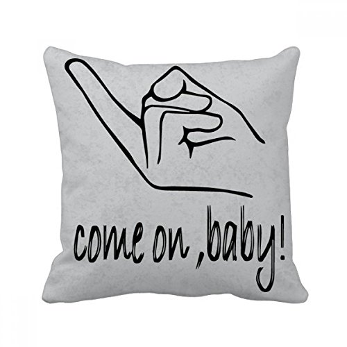 Coussin Séduire Noir Gesture jeté de canapé carré imprimé multicolore 40cm - 2