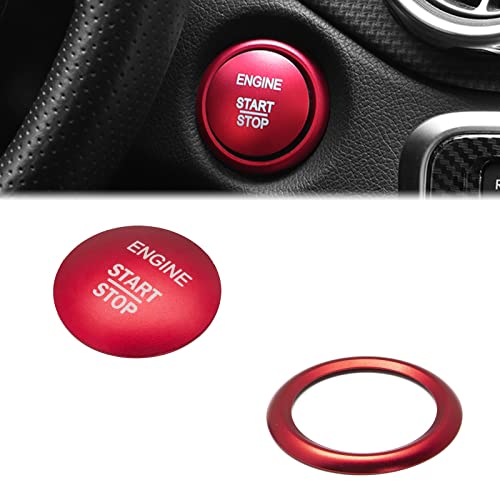 X Xotic Tech Aluminum Keyless Start Engine Stop Push Button Surround Ring St...