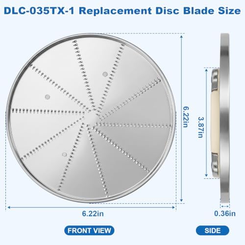 DLC-035TX-1 Replacement Disc Blade (Fine Grating Disc) Fit for Cuisinart - 1