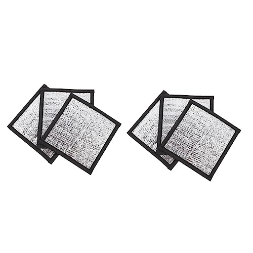 Levemolo 2sets Terrarium Accessory Reptile Heat Pad Insulation Mat Terrarium Heater Pet Nest Pad Warm 3pcs*2