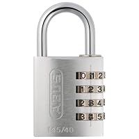 ABUS Zahlenschloss 145/40 Silber - Kofferschloss, Spindschloss u. v. m. - Aluminium-Vorhängeschloss - individuell einstellbarer Zahlencode - ABUS-Sicherheitslevel 4 – Ansicht 4