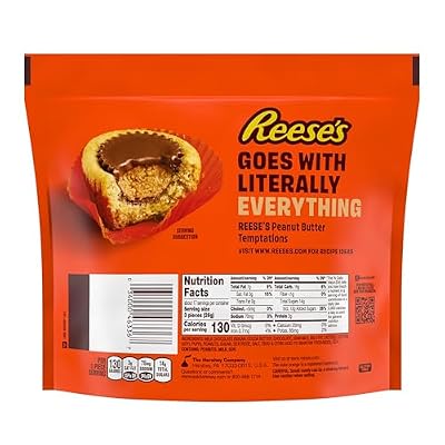 REESE'S Miniatures Milk Chocolate Peanut Butter Cups, Candy Family Pack, 15.8 oz