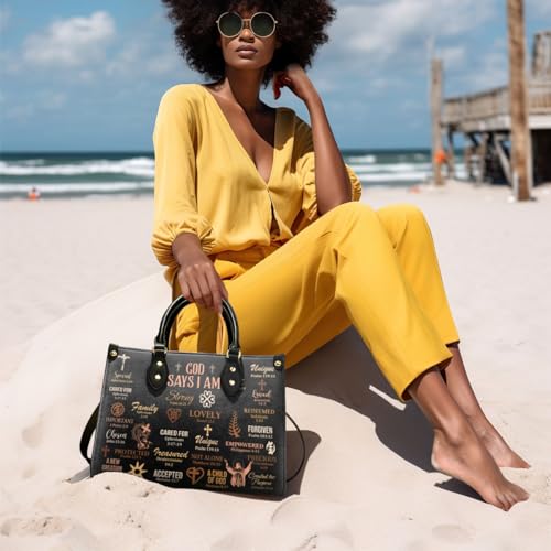 Image of Sistabag Leather Handbag For Black Women - Large Size Leather Totebag - Christmas Gifts For Women, Christmas Purse For Mom