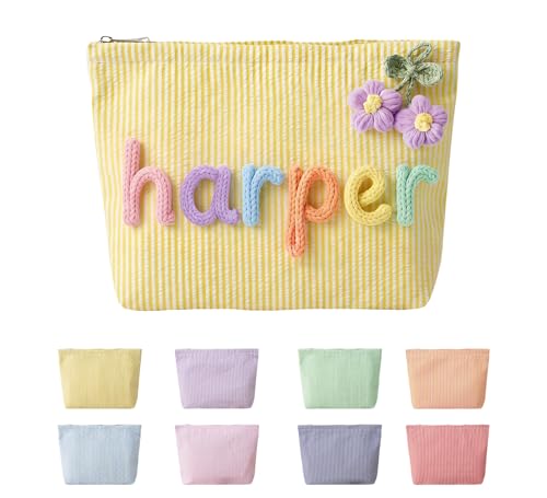 NYLGOXITK Personalized striped makeup bag Only $19.59 at Amazon