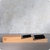 Shun Classic 5 Piece In-Drawer Set, Includes 8 Chef's Knife, 3.5 Paring Knife, 6 Utility & 9 Bread Knife, Handcrafted Japanese Set, Damascus Stainless Steel Cladding, Pakkawood Handle