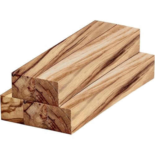Uxsjakjsd Kit de 5 Piezas de BolíGrafos en de Madera de Olivo, Suministros para Torneado de BolíGrafos, Manualidades de Bricolaje, 5 X 3/4 X 3/4 Pulgadas