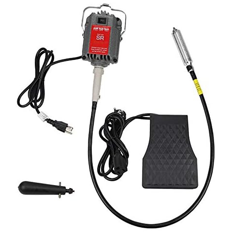 YUEWO SR 220V/110V Mill Motor with Flexible Shaft Grinder Polishing Motor Jewelry Tool Equipment for Engraving Polishing Drilling Cutting Cover