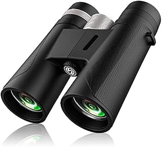 12x42 Binoculars for Adults Compact, Lightweight Binoculars with Low Light Night Vision, Binoculars