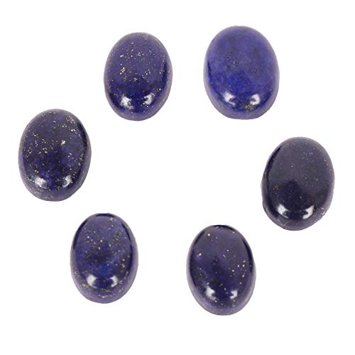 Gemhub Lapis Lazuli Gold Flaked Mix Cabochon 100 Ct. Set Of 6 Pc Loose Gemstone Beads Asp-018 #TOP27