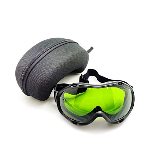 MCWlaser Laser Safty Protective Goggles Glasses 190-470 & 800-1700nm Typical For 355nm 405nm 445nm 808nm 810nm 980nm 1064nm 1470nm 1550nm Absorption Type EP-8 Style 10