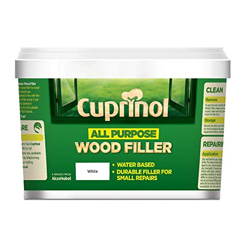 Cuprinol All Purpose Wood Filler Exterior Woodcare, White Tub, 250 ml - Image 2