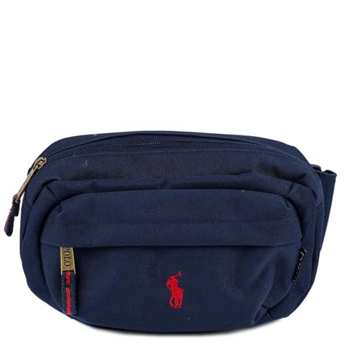 [POLO RALPH LAUREN] [ポロラルフローレン] ボディバッグ 9AR012 Big Pony Crossbody Bag ユニセックス BCV NEWPORT NAVY/Red ネイビー×レッド [並行輸入品]