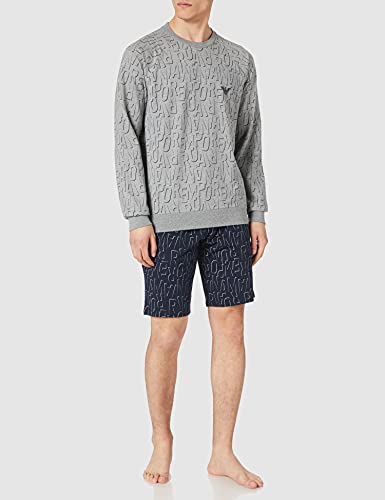 Emporio Armani Underwear-Felpa con Logo all Over