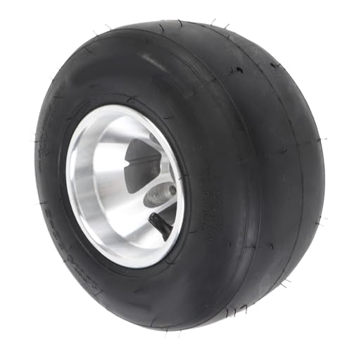 Keenso Tire, Hand Truck Wheels Car Tires Auto Tires 10x4.50-5 Front Wheels Tire with Rim 4PR Tubeless Enhanced Traction Puncture Proof for Drift Trike Go Kart ATV UTV Cart Mower