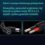 TGHY Zapasowy akumulator DC 12V 3Ah 4Ah 5Ah 6Ah 7Ah 9Ah 12Ah 16Ah 24Ah Li-ion przenośny akumulator do kamer CCTV, taśm LED i innych z ładowarką,12v 7000mah