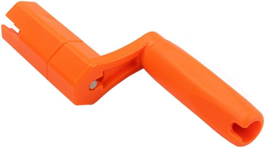 Multifunctional Guitar String Winder with Hexagonal Drill Adapter and Bridge Pin Puller for Acoustic Guitar Bass Mandolin Banjo Dobro Ukulele Portable Orange Repair Tool