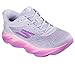 Skechers Women's Aero Burst Hands Free Slip-Ins Running Shoe, Lavender/Neon Pink, 10
