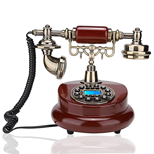 Antique Landline Telephone,Vintage Retro Corded Telephone with and DTMF Caller