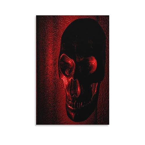 Tableaux skullhead impression sur toile iofeer de 50x75cm décor salon