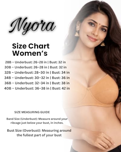 Image of Women's Cotton Medium Padded Bra | Soft & Breathable Fabric | Full Coverage Everyday Comfort Bra | Adjustable Straps & Back Hook Closure
