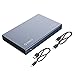 Produktbild ORICO Externes Aluminium Festplatten Gehäuse Type C USB 3.1 (10 Gbit/s) für 2,5 Zoll SATA SSD/HDD - mit USB C auf C und USB C auf A Kabel