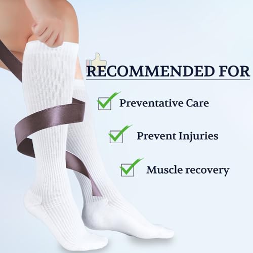 Image of 15-20 mmHg Cotton Compression Socks for Women & Men