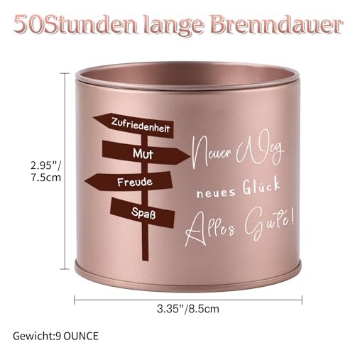 CadeauJoie Geschenke für Frauen, 9OZ Lavendel Kerzen Abschiedsgeschenk Kollegen, Beste Freundin Geschenke, Weihnacht Abschied Renteneintritt Geschenke für Kollegen Erzieherin Lehrerin
