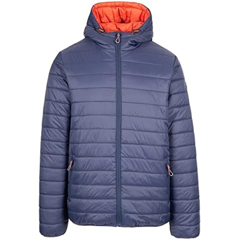 Trespass Mens Reversible Quilted Jacket with Hood Cover