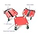 KASTFORCE Snowmobile Dolly Set Max Supporting 1500Lbs with Heavy Duty Straps Firmly Attaching on Skis KF2011